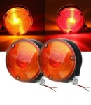 Thumbnail 8 of Комплект от 2 броя ЛЕД LED 24V габарит за огледало ОБЕЦИ за камион Scania Сканиа Volvo Волво MAN Ман DAF Даф Mercedes Мерцедес в оранжево-червено