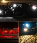 Thumbnail 7 of LED Лед Крушки, Mигач, Стоп, Габарит, Халоген, 9 LED, 1156 BA15S ,12V, Бяла, Оранжева, Червена