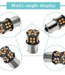 Thumbnail 4 of LED Лед Крушки, 30 SMD, BA15S 1156 (P21W), BAU15S 1156 (PY21W), 12V - 24V, Бяла, Оранжева, Червена, Синя Светлина Canbus