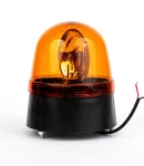 Thumbnail 5 of Въртяща Сигнална Аварийна Оранжева Лампа Маяк с Крушка 24V Ø 146mm