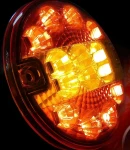 Thumbnail 3 of LED Лед Диоден Стоп Тип Хамбургер, Slim, Ø14cm, 12V-24V, За Камион, Ремарке, Бус , Каравана, Кемпер