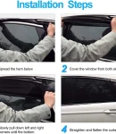 Thumbnail 5 of Комплект от 2бр универсални сенници комарници за странични стъкла за автомобил