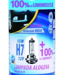 Thumbnail 2 of 1 брой халогенна крушка H7 Х7 12V 55W + 100% 4000K E4 Goodyear Гудиър