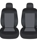 Thumbnail 1 of Универсална Авто Тапицерия Калъфи За Предни Седалки Сиво Черно