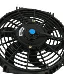 Thumbnail 3 of Универсален електрически вентилатор перка за радиатор – 10 инча ( 25см), 12V, 80W, ABS и стомана, безшумен