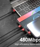 Thumbnail 6 of Кабел Phone Planet Универсален 3-в-1 USB кабел 1.2m