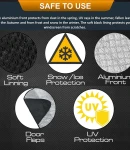 Thumbnail 10 of Термо сенник Покривало за предно стъкло на автомобил против сняг и слънце 150 x 95 см