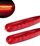 Thumbnail 7 of 1 брой ЛЕД LED Червен Диоден Маркер Габарит Токос със 9 светодиода за камион ремарке бус ван каравана платформа 24V