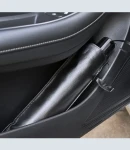 Thumbnail 15 of Сгъваем автоматичен сенник автосенник за предно стъкло на автомобил тип чадър 130 х 69 см черен-сребрист