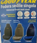 Thumbnail 2 of 1 брой универсален калъф тапицерия за единична седалка цвят сив Goodyear Гудиър