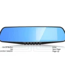 Thumbnail 9 of Авторегистратор видеорегистратор oгледало за обратно виждане с предна камера и камера за заден ход Full HD 1080P, 12–24V