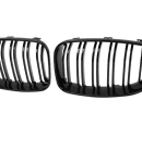Thumbnail 10 of Двойни Бъбреци Решетки За БМВ BMW 1-ва Серия Фейслифт Facelift E81 E82 E87 E88 2008г.-2011г. Черен Гланц Лак