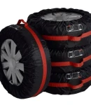 Thumbnail 1 of Комплект от 4 броя Универсални Непромокаеми Калъфи за Съхранение на Резервни Гуми за Автомобил 13 -18 цола