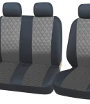 Thumbnail 1 of Универсална Taпицерия Калъфи Седалки Еко Кожа Капитонирани 2+1 За Бус