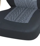 Thumbnail 3 of Комплект 2 + 1 тапицария/калъфи за бус/ван с шарка грайфер - Transit, Sprinter, Movano, Master, Crafter, Transporter, LT, Boxer, Jumper - текстил - черни - 5 части