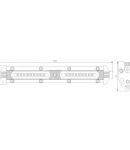 Thumbnail 3 of 18.6 См 54W Едноредов Мощен LED Лед Диоден Бар 18 Led Ултра Тънък Халоген Лампа Прожектор 12V 24V За Автомобил АТВ Джип 4х4 Offroad Камион и др.