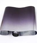 Thumbnail 4 of Сенник тип лента 20х150см Авто Фолио за Затъмняване на Стъкла, Прозорци, Черно-Сребрист, Огледален, Силвър