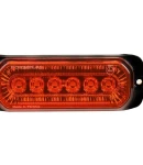 Thumbnail 1 of 24LED Лед Диоден 12-24V Габарит Маркер Токос + аварийна блиц оранжева светлина мигаща за камион бус ван каравана платформа кемпер пътна помощ
