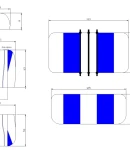 Thumbnail 2 of Универсална тапицерия, пълен комплект калъфи за предни и задни цели седалки,текстил в черно