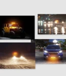 Thumbnail 6 of 30 Cm Сигнална Аварийна Блиц Маяк Led Бар Лампа Пътна Помощ Платформа 12V-24V 36W