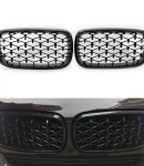 Thumbnail 7 of Бъбреци Решетки за BMW X5 E70 / X6 E71 (2007-2013)Diamond Style Черен Гланц