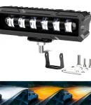 Thumbnail 13 of 15,5 cm 7Д Диоден Прожектор Супер Мощен Халоген Led Bar Лед Бар 40w Комбиниранa Бяла и Жълта Светлина 12V - 24V За АТВ SUF Джип 4х Offroad Камион