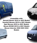 Thumbnail 2 of Комплект от 2бр. ветробрани за Renault Рено Master Opel Опел Movano 2010+