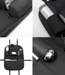 Thumbnail 13 of Мултифункционален органайзер за задната част на предна седалка със 7 джоба от черна еко кожа