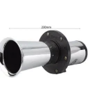 Thumbnail 1 of Ретро тромба клаксон с компресор подходящ за всички превозни средства на 12V 110dB 22.5 см.