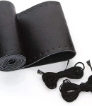 Thumbnail 9 of Кожен калъф естествена кожа за волан тип заший си сам Размер М, С Игла И Конец