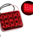 Thumbnail 1 of 1 брой LED светодиодена спомагателна задна светлина за мъгла стоп червен подходящ за всякакви бусове каравани ремаркета и полуремаркета на 12V, E11
