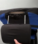 Thumbnail 4 of Универсална тапицерия, пълен комплект калъфи за предни и задни цели седалки,текстил в сиво-черно