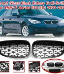 Thumbnail 7 of Бъбреци Решетки за BMW 5-та Серия E60 / E61 (2003-2010) 1 Diamond Style Черен Гланц