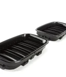 Thumbnail 2 of Двойни Бъбреци Решетки За БМВ BMW E36 Преди Фейслифта Черен Гланц Лак