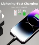 Thumbnail 5 of Кабел Phone Planet 2в 1 - Type C-CL 1.2m 100W