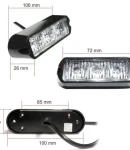 Thumbnail 3 of 3 LED Аварийна Лампа За Пътна Помощ, Жълта Блиц Светлина, Мигаща! MAR751