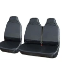 Thumbnail 1 of 2 + 1 комплект водоустойчив протектор за седалки, предпазни калъфи за ванове и бусове в черно