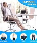 Thumbnail 13 of Ортопедична анатомична възглавница за сядане за седалка офис или столче за кола с мемори пяна против болки в гърба и кръста