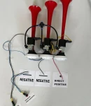 Thumbnail 3 of Музикална тромба клаксон HI-DO Baby Shark и още 12 мелодии за бус ван автомобил 24V 125d