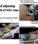 Thumbnail 11 of Ръчна лебедка скрипец със стоманено въже товароподемност 2т 2 тона