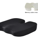 Thumbnail 1 of Ортопедична анатомична възглавница за сядане за седалка офис или столче за кола с мемори пяна против болки в гърба и кръста