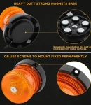 Thumbnail 5 of 60 LED Лед Сигнална Лампа Аварийна Маяк Буркан 12V 24V С Mагнитно и Болтово Захващане