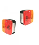 Thumbnail 1 of Комплект от 2 стоп светлини с 4 функции, за ремарке, камион, Караванa, Платформа 12V с крушки
