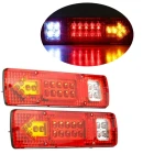 Thumbnail 12 of Комплект LED стопове стоп светлина с мигач задна светлина 12v за камион бус ТИР ремарке каравана 29 x 8 cm