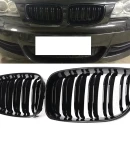 Thumbnail 9 of Двойни Бъбреци Решетки За БМВ BMW 1-ва Серия Фейслифт Facelift E81 E82 E87 E88 2008г.-2011г. Черен Гланц Лак