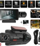 Thumbnail 7 of Авторегистратор видeорегистратор записваща видеокамера за автомобил Full HD 1080P 2 камери + 32 GB Micro SD Card карта с памет 85 x 50 mm