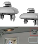 Thumbnail 1 of Комплект от 2бр. щипка държач за сенник за VW Audi Skoda сива