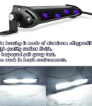 Thumbnail 4 of 18.6 См 54W Едноредов Мощен LED Лед Диоден Бар 18 Led Ултра Тънък Халоген Лампа Прожектор 12V 24V За Автомобил АТВ Джип 4х4 Offroad Камион и др.