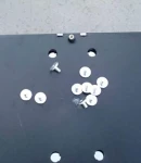 Thumbnail 5 of Универсална алуминиева стелка подложка под педалите 23.5 x 16 cm против плъзгане и износване на оригиналната стелка