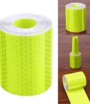 Thumbnail 2 of Светлоотразителна рефлекторна самозалепваща се лента фолио с висока фотометрична мощност 5 m x 5 cm жълта